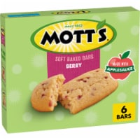 Mott's Soft Baked Bars, Berry, Made with Applesauce, 6 Ct Perspective: Main