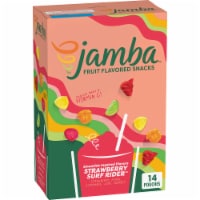 Jamba Strawberry Surf Rider Smoothie Inspired Fruit Flavored Snacks Perspective: Main