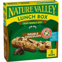 Nature Valley Double Chocolate Peanut Free Lunch Box Granola Bars Perspective: Main