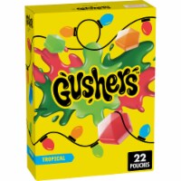 Gushers Holiday Edition Tropical Fruit Flavored Snacks Perspective: Main