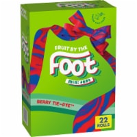 Fruit By The Foot Mini Feet Berry Tie-Dye Fruit Flavored Snacks Holiday Pack Perspective: Main