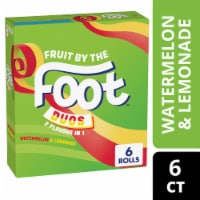 Fruit By The Foot Splitz Fruit Flavored Snacks Watermelon and Lemonade Perspective: Main