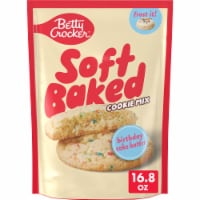 Betty Crocker Soft Baked Cookie Mix, Birthday Cake Batter Flavored, 16.8 oz Perspective: Main