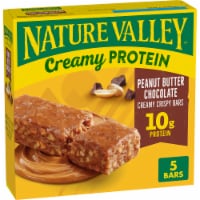 Nature Valley Creamy Protein Peanut Butter Chocolate Snack Bars Perspective: Main