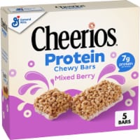 Cheerios Protein Mixed Berry Chewy Cereal Treat Bars Perspective: Main