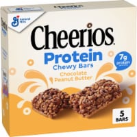 Cheerios Protein Chocolate Peanut Butter Chewy Cereal Treat Bars Perspective: Main