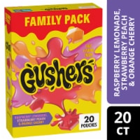 Gushers Fruit Flavored Snacks Family Pack Perspective: Main