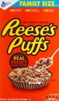 General Mills Reese's Puffs Cereal Family Size Perspective: Main