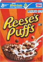 General Mills Reese's Puffs Large Size Cereal Perspective: Main