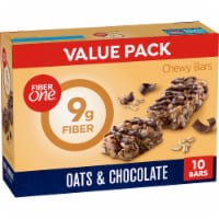 Fiber One Chewy Bars Oats and Chocolate Value Pack Fiber Snacks Perspective: Main