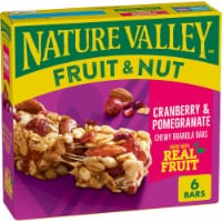 Nature Valley Whole Grain Cranberry Pomegranate Chewy Fruit and Nut Granola Bars