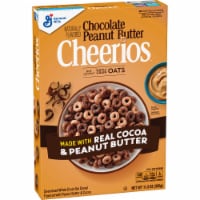 Chocolate Cheerios Peanut Butter Gluten Free Family Size Breakfast Cereal Perspective: Main