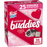 Chex Mix Valentine's Cookies and Cream Muddy Buddies Bulk Lunch Box Snack Bags Perspective: Main