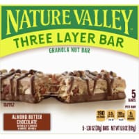 Nature Valley Almond Butter Chocolate Three Layer Granola Nut Bars Perspective: Main