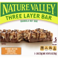 Nature Valley Peanut Butter Chocolate Three Layer Granola Nut Bars Perspective: Main
