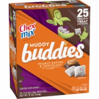 Chex Mix Peanut Butter and Chocolate Muddy Buddies Bulk Lunch Box Snack Bags Perspective: Main
