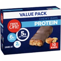 Fiber One Caramel Nut Chewy Protein Bars Healthy Lunch Box Snacks