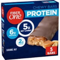 Fiber One Chewy Protein Bars Caramel Nut Protein Snacks Perspective: Main