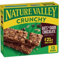 Nature Valley Oats & Dark Chocolate Crunchy Granola bars Perspective: Main