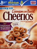 General Mills Cinnamon Burst Cheerios Cereal Perspective: Main