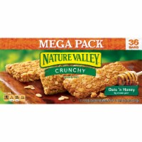 Nature Valley Crunchy Oats 'n Honey Granola Bars Perspective: Main
