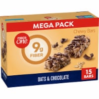 Fiber One Chewy Bars Oats and Chocolate Mega Pack Fiber Snacks Perspective: Main