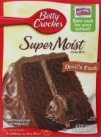 Betty Crocker Super Moist Devil's Food Cake Mix Perspective: front