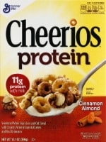 Cheerios Protein Cinnamon Almond Sweetened Whole Grain Corn and Oat Cereal Perspective: Main