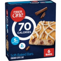 Fiber One 70 Calorie Cinnamon Coffee Cake Soft-Baked Bars Perspective: Main