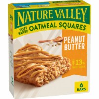 Nature Valley Whole Grain Peanut Butter Soft Baked Oatmeal Squares Breakfast Snacks