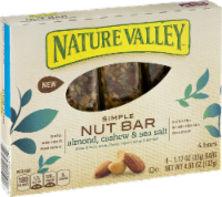 Nature Valley Simple Nut Bar Almond Cashew & Sea Salt Bars Perspective: Main