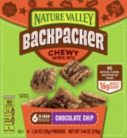 Nature Valley Backpacker Chocolate Chip Chewy Oatmeal Bites Perspective: Main