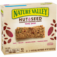 Nature Valley Nut & Seed Honey Pecan Crunchy Granola Bars Perspective: Main