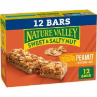 Nature Valley Whole Grain Peanut Sweet and Salty Nut Chewy Granola Bars Snacks