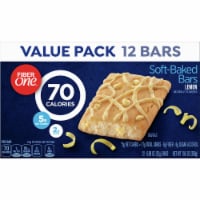 Fiber One 70 Calorie Soft Baked Bars Lemon Snack Bars Perspective: Main