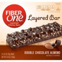 Fiber One Double Chocolate Almond Layered Bars Perspective: Main
