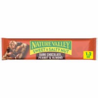 Nature Valley Dark Chocolate Peanut & Almond Sweet & Salty Nut Granola Bar Perspective: Main