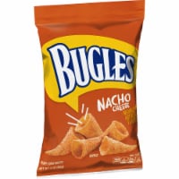 Bugles Crispy Corn Snacks Nacho Cheese Snack Bags Perspective: Main