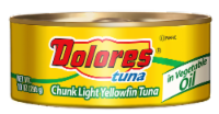 Dolores® Chunk Light Yellowfin Canned Tuna Perspective: Main