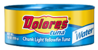 Dolores® Chunk Light Yellowfin Canned Tuna in Water