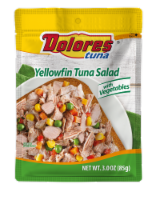 Dolores Chunk Light Yellowfin Tuna Salad with Vegetables