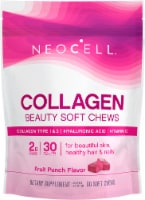 NeoCell Collagen with Vitamin C and Hyaluronic Acid Fruit Punch Beauty Soft Chews Perspective: Main