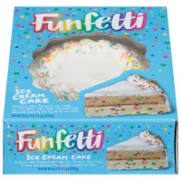 Funfetti Confetti Sprinkle Cake Flavored Ice Cream Cake Perspective: Main