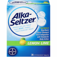 Alka-Seltzer Lemon Lime Antacid/Analgesic Effervescent Tablets Perspective: Main