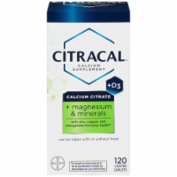 Citracal® Calcium Citrate + D3 + Magnesium & Minerals Calcium Caplets Perspective: Main