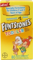 Flintstones Chewable Toddler Multivitamin Chewable Tablets 80 Count Perspective: Main