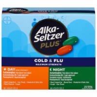 Alka-Seltzer Plus® Day & Night Cold & Flu Liquid Gels Perspective: Main