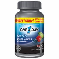 One A Day® Men's VitaCraves® Adult Multivitamin Gummies Perspective: Main