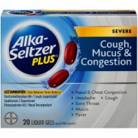 Alka-Seltzer Plus Severe Cough Mucus & Congestion Multi-Symptom Liquid Gels Perspective: Main