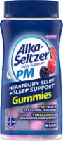 Alka-Seltzer® PM Mixed Berry Flavored Heartburn Relief + Sleep Support Mixed Gummies Perspective: Main